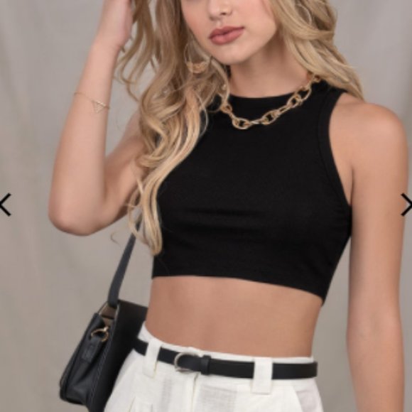 Blushmark Tops - Blushmark Black Sleeveless tank NWOT